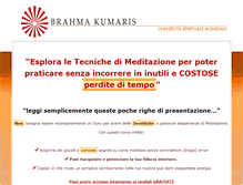 Tablet Screenshot of meditazione-yoga.org